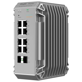 SWITCH INDUSTRIAL RUIJIE MANAGED POE 8G RJ45 2 SFP GIGABIT LAYER2