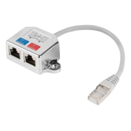ADAPTADOR LANBERG SPLITTER ETHERNET FTP RJ45 A 2X RJ45