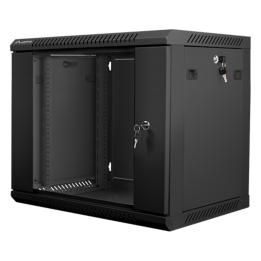 ARMARIO LANBERG 9U 600X450X512 AUTO ENSAMBLADO RACK 19 HASTA 60 KG NEGRO