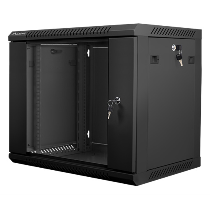 ARMARIO LANBERG 9U 600X450X512 AUTO ENSAMBLADO RACK 19 HASTA 60 KG NEGRO