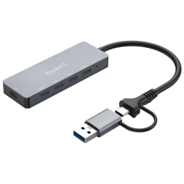 HUB EWENT EW1151 USB-C USB-A 4 PUERTOS 10GBPS