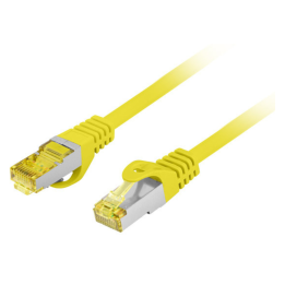 CABLE DE RED LANBERG LATIGUILLO CAT.6A S/FTP LSZH CU 2M AMARILLO FLUKE PASSED