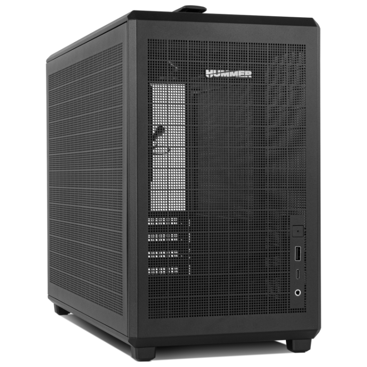 CAJA NOX MICRO ATX HUMMER REFRESH 2XUSB3.0 SIN FUENTE NEGRO
