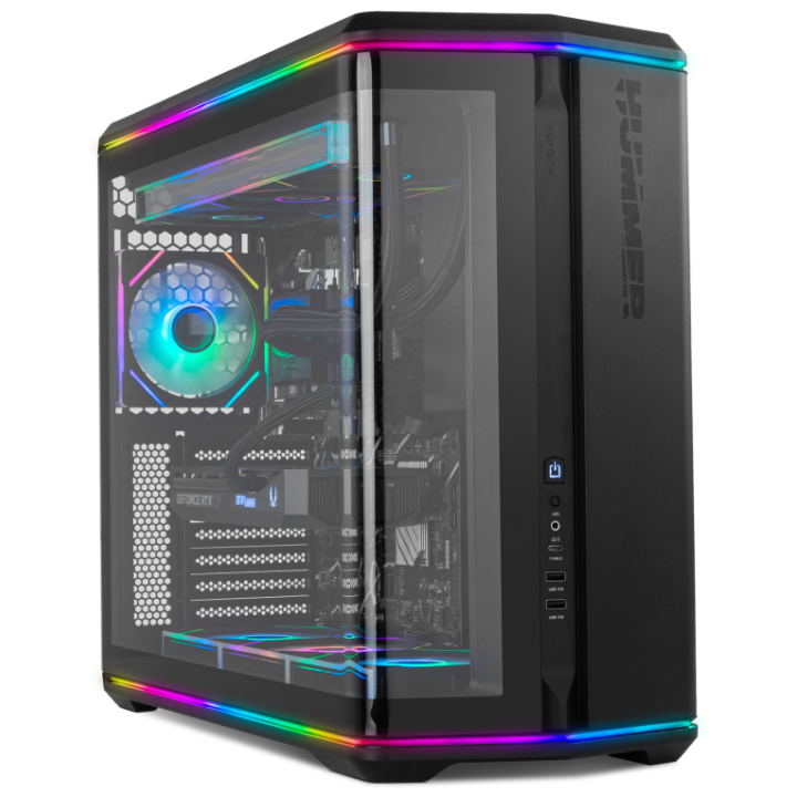 CAJA ATX NOX HUMMER ANVIL 2XUSB3.0 SIN FUENTE NEGRO