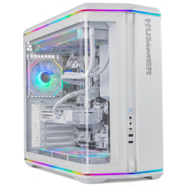CAJA ATX NOX HUMMER ANVIL 2XUSB3.0 SIN FUENTE BLANCO