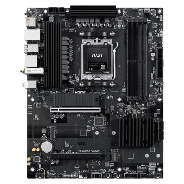 PLACA BASE MSI PRO B850-S EVO WIFI AM5 DDR5