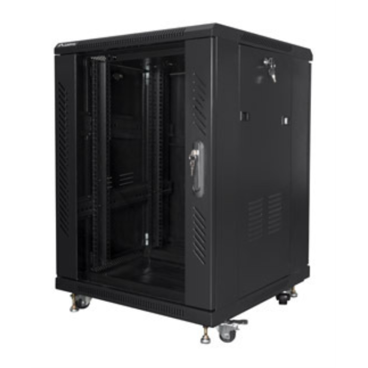 ARMARIO RACK LANBERG 15U 600X600 AUTO ENSAMBLADO 19" HASTA 800KG NEGRO