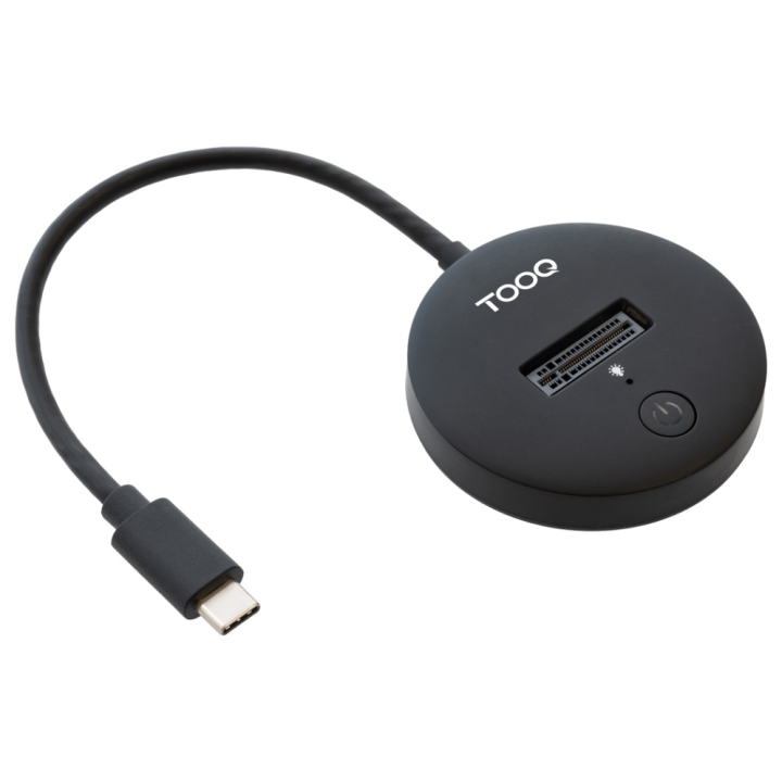 DOCK TOOQ TQDS-100B 1xSSD M.2 NVMe USB-C 3.2 GEN2 NEGRO