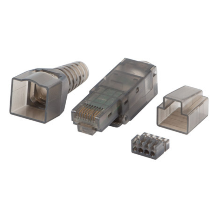 CONECTOR LANBERG RJ45 CAT.6A UTP PLUG 8P8C TOOL-LESS