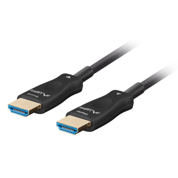 CABLE HDMI AOC LANBERG V2.1 M/M OPTICO ACTIVO 8K60HZ 30M NEGRO