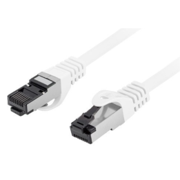 CABLE RED LANBERG LATIGUILLO CAT.8.1 S/FTP LSZH CU 0.5M BLANCO FLUKE PASSED