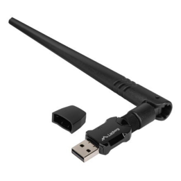 ADAPTADOR RED LANBERG USB 2.0 WIFI6 DUAL BAND AX900 2.4/5GHZ 600MB/S ANTENA EXT