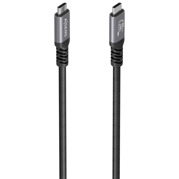 CABLE USB4 AISENS GEN3x2 40GBPS 8K60HZ 5A 48V 240W E-MARK C/M-C/M 0.5M