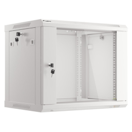 ARMARIO LANBERG MURAL 9U 600X450 RACK 19 FLAT PACK V2 PUERTA CRISTAL GRIS