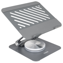SOPORTE PLEGABLE 360° DISPOSITIVOS HASTA 13", GRIS