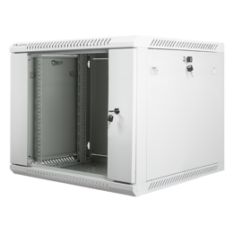 ARMARIO LANBERG MURAL 9U 600X600 RACK 19 FLAT PACK V2 PUERTA CRISTAL GRIS