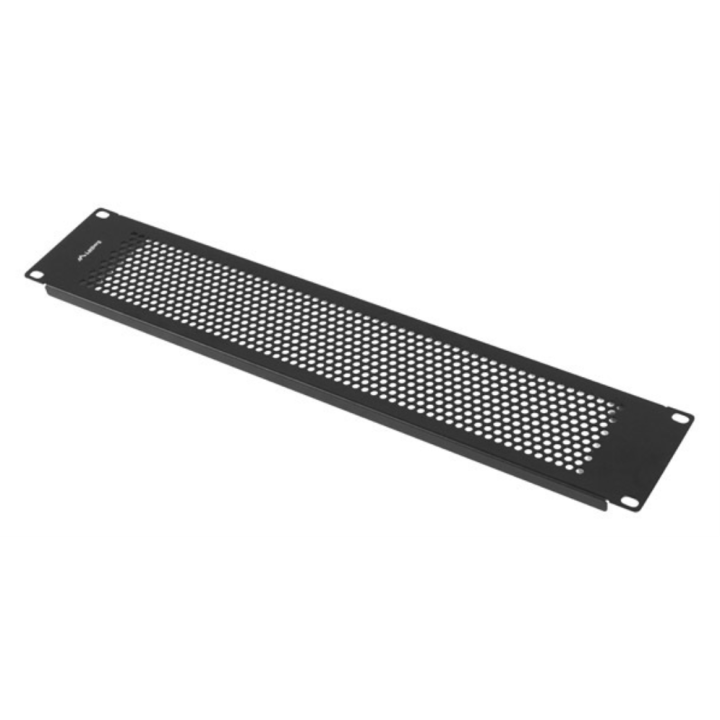 PANEL CIEGO LANBERG 2U 19" PERFORADO NEGRO