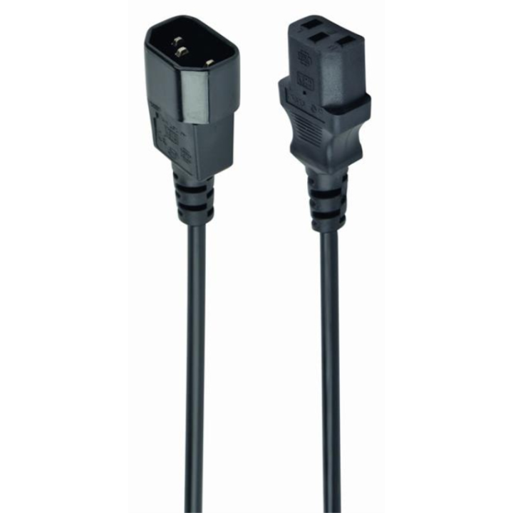 CABLE ALIMENTACION GEMBIRD EXTENSION C13 MACHO A C14 HEMBRA 1,8M