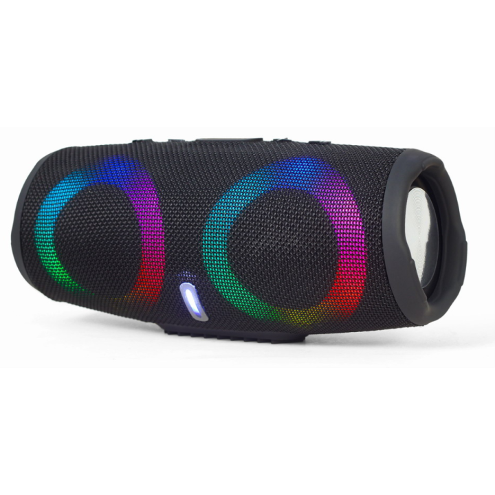 ALTAVOZ PORTATIL GEMBIRD SPK-BT-LED-02 10W BLUETOOTH NEGRO