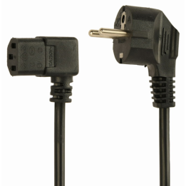 CABLE ALIMENTACION GEMBIRD SCHUKO A C13 90 GRADOS 1,8M