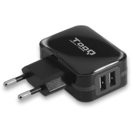 CARGADOR PARED USB TQWC-1S02 2xUSB 3.4 A(TOTAL) AI-TECH NEGRO