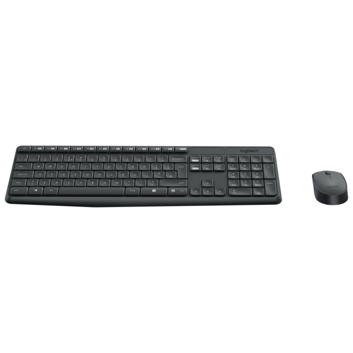 COMBO TECLADO RATON LOGITECH MK235 RF INALAMBRICO GRIS
