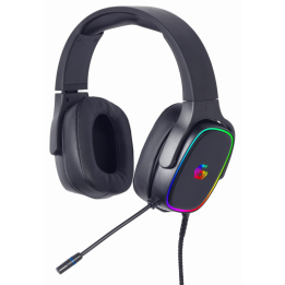 AURICULARES GEMBIRD USB 7.1 SURROUND PARA JUEGOS CON RETROILUMINACION RGB
