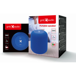 ALTAVOZ PORTATIL GEMBIRD 5W BLUETOOTH CON MICRO AZUL