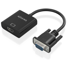 CABLE CONVERSOR AISENS SVGA/M+JACK 3.5/H+USB MICROB/H A HDMI A/H 20CM