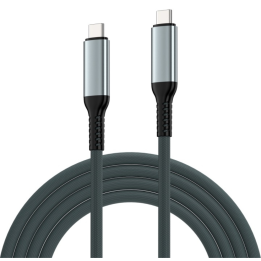 EWENT CABLE USB 4 GEN 3 TIPO C MACHO A MACHO, FABRIC, 1M