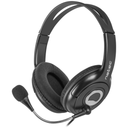 AURICULARES NATEC BEAR 2 NEGRO MICROFONO ALAMBRICO 3.5MM