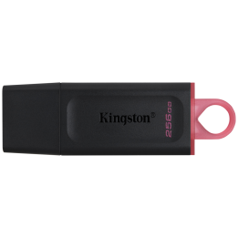 MEMORIA USB 3.2 KINGSTON 256GB DATATRAVELER EXODIA NEGRO ROJO
