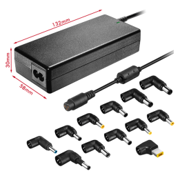 CARGADOR DE PORTATIL LEOTEC HOME 90W AUTOMATICO 12 CONECTORES 15-20V