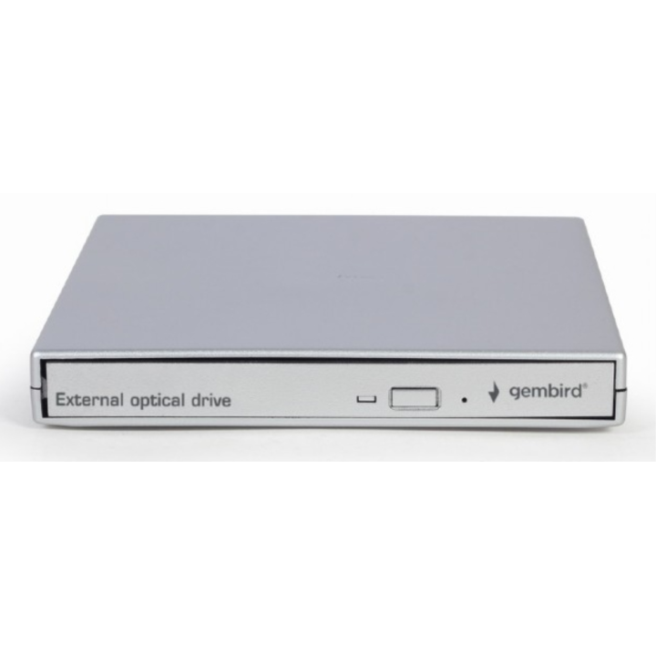 UNIDAD DE DVD USB EXTERNA GEMBIRD PLATA