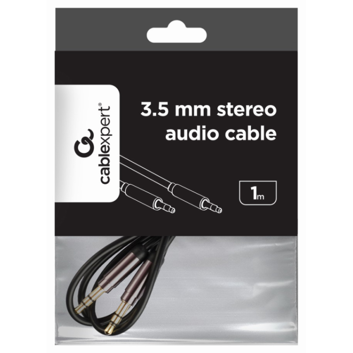CABLE AUDIO GEMBIRD ESTEREO DE 3,5 MM, 1 M