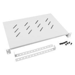 BANDEJA FIJA LANBERG 1U 483X300 MM HASTA 25KG DE 19" GRIS