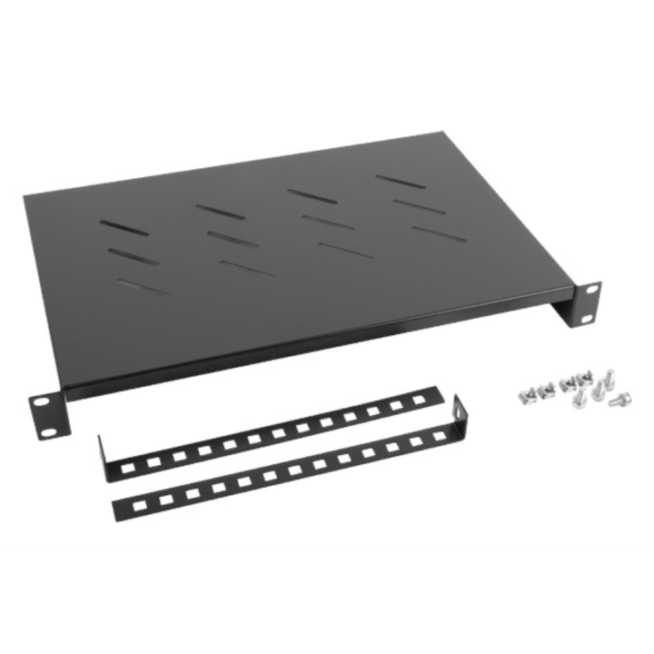 BANDEJA LANBERG FIJA 1U 483X300MM HASTA 25KG RACK DE 19" NEGRO