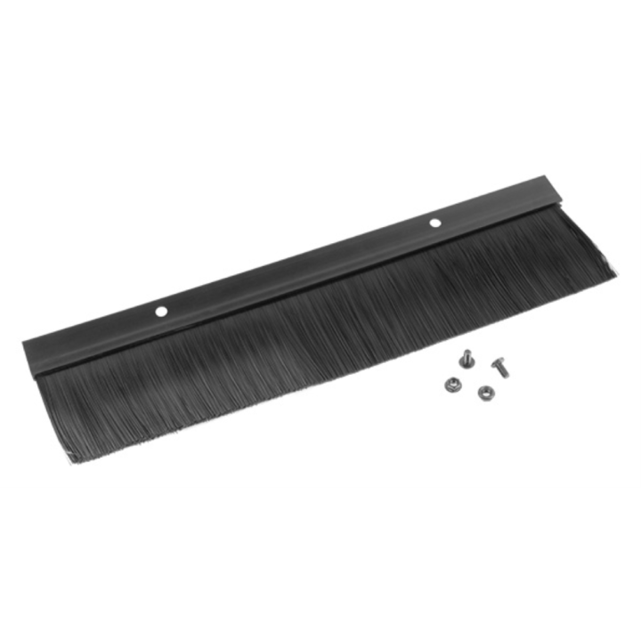 PANEL CEPILLO PARA ENTRADA CABLE RACK 19" NEGRO