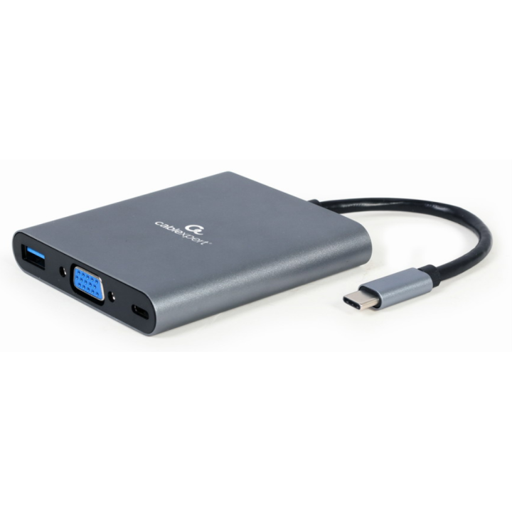 HUB GEMBIRD 6 EN 1 USB C GRIS