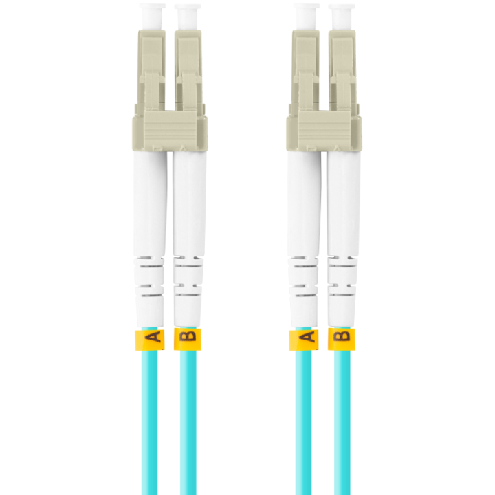 CABLE DE FIBRAOPTICA LANBERG 5M MULTI LC/UPC-LC/UPC DUPLEX OM3 50/125 LSZH AZUL