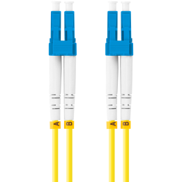 CABLE DE FIBRAOPTICA LANBERG 1M MONO LC/UPC-LC/UPC DUPLEX G657A1 LSZH AMARILL
