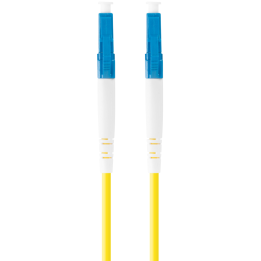 CABLE DE FIBRAOPTICA LANBERG 1M MONO LC/UPC-LC/UPC SIMPLEX G657A1 LSZH AMARILL