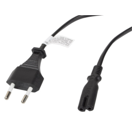 CABLE LANBERG DE ALIMENTACION OCHO CEE 7/16 A IEC320 C7 NEGRO 3M