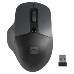 RATON NATEC BLACKBIRD 2 SILENT 1600DPI NEGRO RF INALAMBRICO PILAS