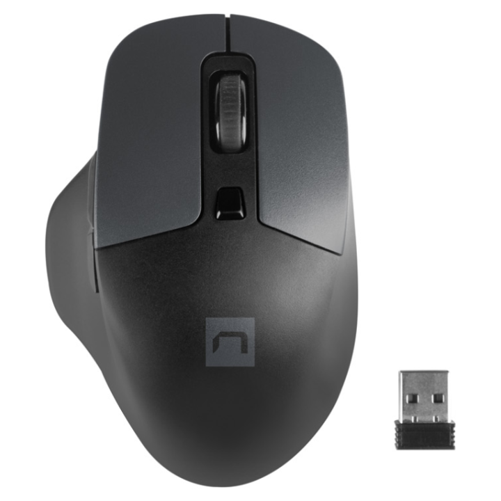 RATON NATEC BLACKBIRD 2 SILENT 1600DPI NEGRO RF INALAMBRICO PILAS