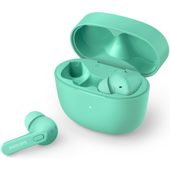 AURICULARES PHILIPS TAT2206GR/00 TRUE WIRELESS VERDE MICROFONO BT