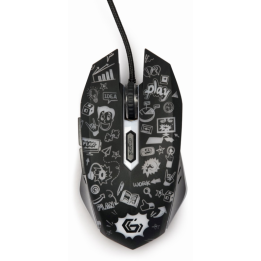 RATON GEMBIRD MUS-6B-GRAFIX-01 OPTICAL 3600DPI NEGRO USB