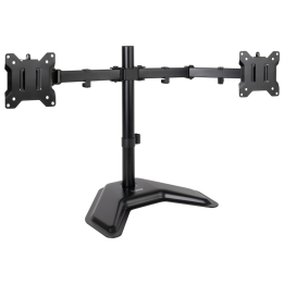 SOPORTE MESA TOOQ 2 PANTALLAS 17"-32" NEGRO