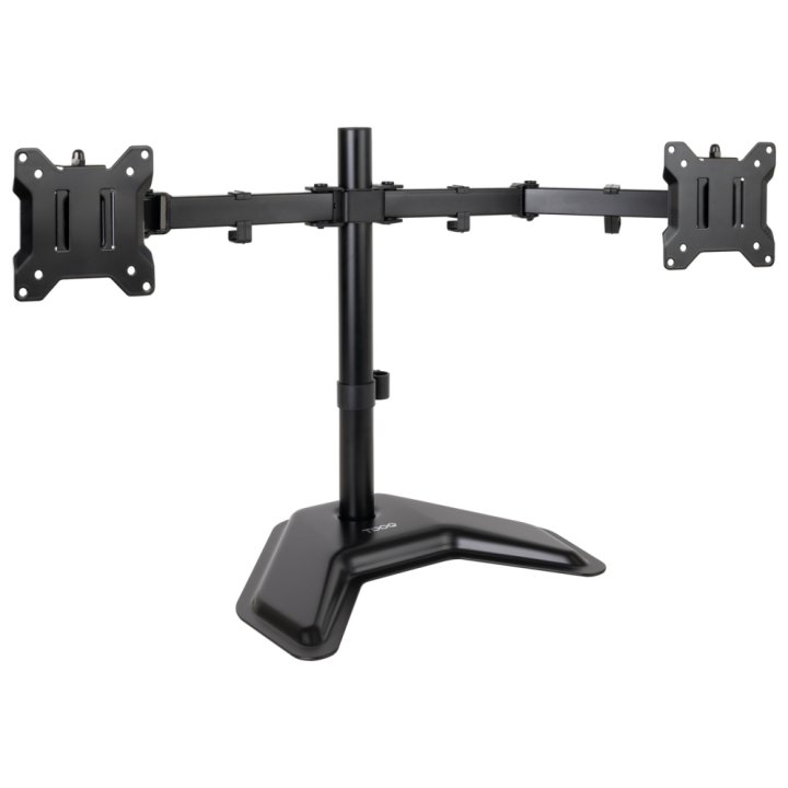 SOPORTE MESA TOOQ 2 PANTALLAS 17"-32" NEGRO