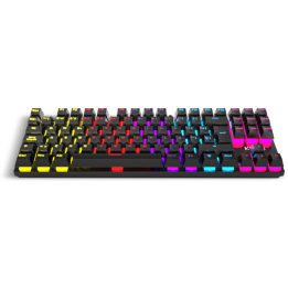 TECLADO GAMING KROM KASIC TKL RAINBOW ES USB RETROILUMINADO MECANICO NEGRO